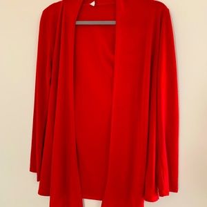 Open front maternity cardigan